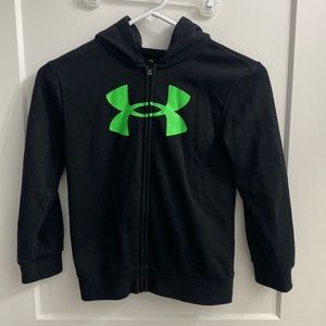 Boys under armor size 7 zipper sweatshirt